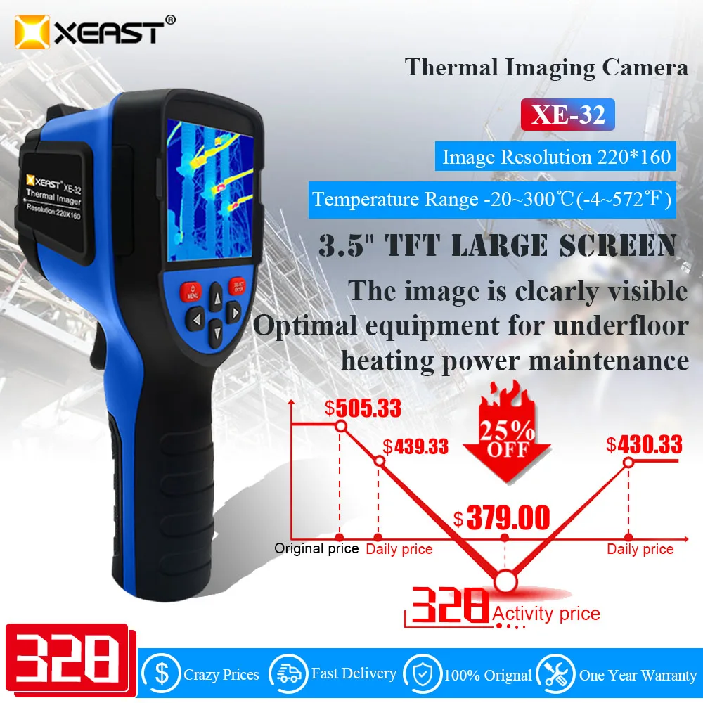 XEAST 2021 горячая Распродажа тепловизор поставляется с USB интерфейсом и 8 Гб XE 26 для