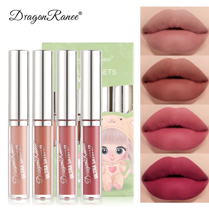 

Matte Velvet Liquid Lipstick Waterproof Long Lasting Moisturizing Nonstick Cup Lip Glaze Lip Beauty Makeup Tools