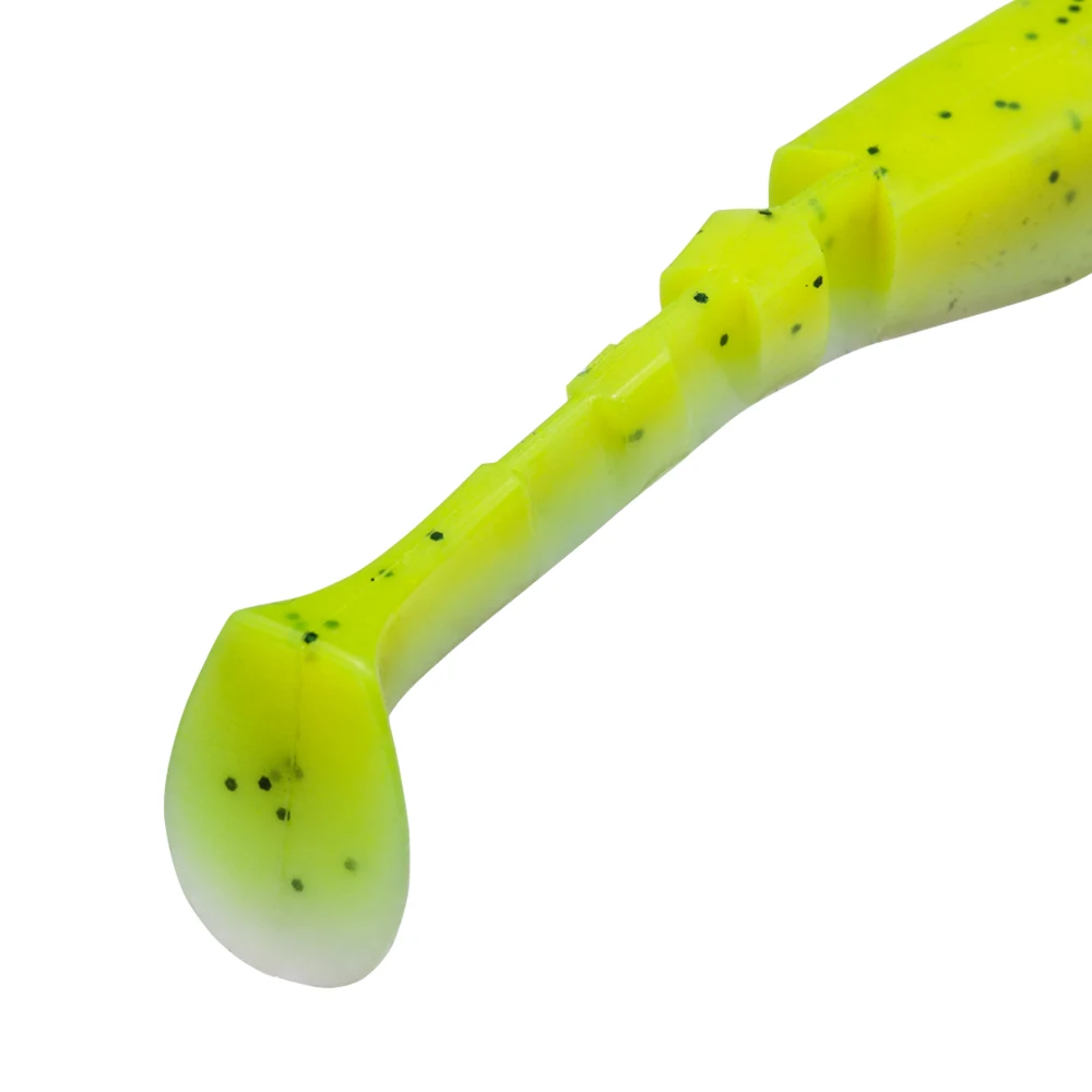 hunt house easy shiner shad 5pcs/bag T-tail 5.5cm/8.5cm soft plastic lure relax shark for bass perch silicone leurre souple