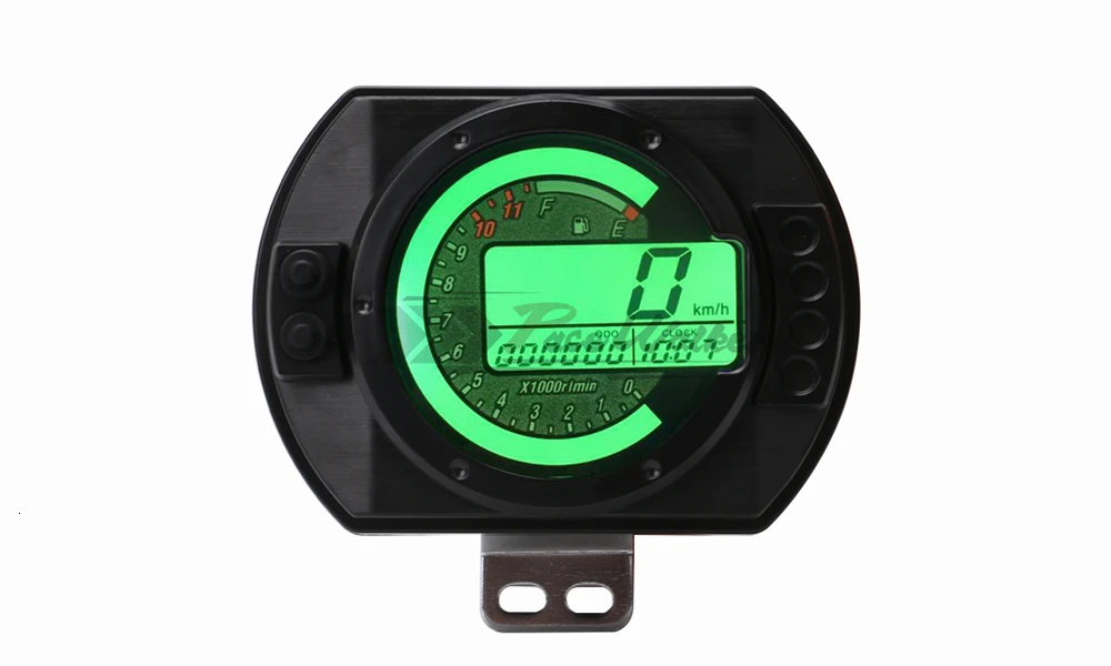 12500 об/мин мотоциклетный спидометр lcd MPH цифровой одометр 7 цветов подсветка мотоциклетный Спидометр Тахометр