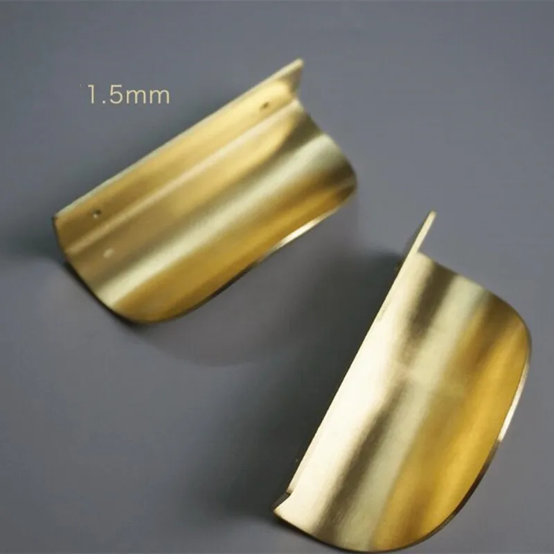 5pcs solid brass cabinet pulls gold furniture handles kitchen door handle copper drawer pull knobs modern style cupboard handles free global shipping