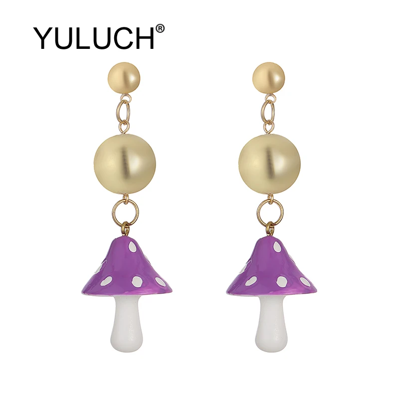 YULUCH 2019 новый дизайн ручной работы фиолетовые красные акриловые помпоны в виде