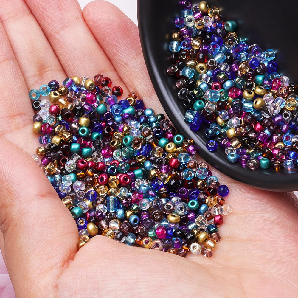 

Charm Glass Seed Beads For DIY Earring Bracelet Necklace Spacer Beads For Handmade Jewelry Making Cross Stitch Accessories