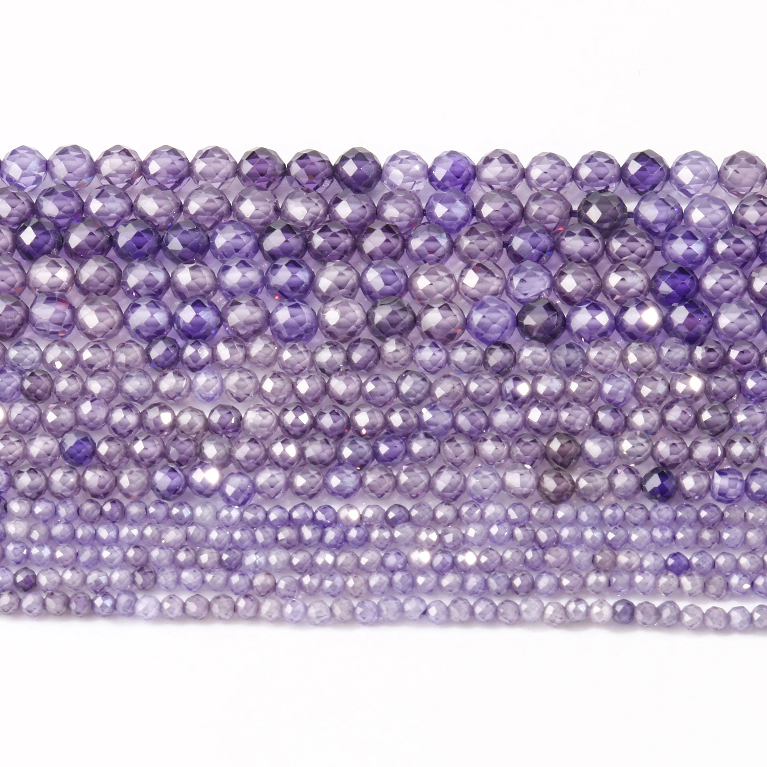 Бусины Из Натурального циркона с гранями 2/3/4 мм