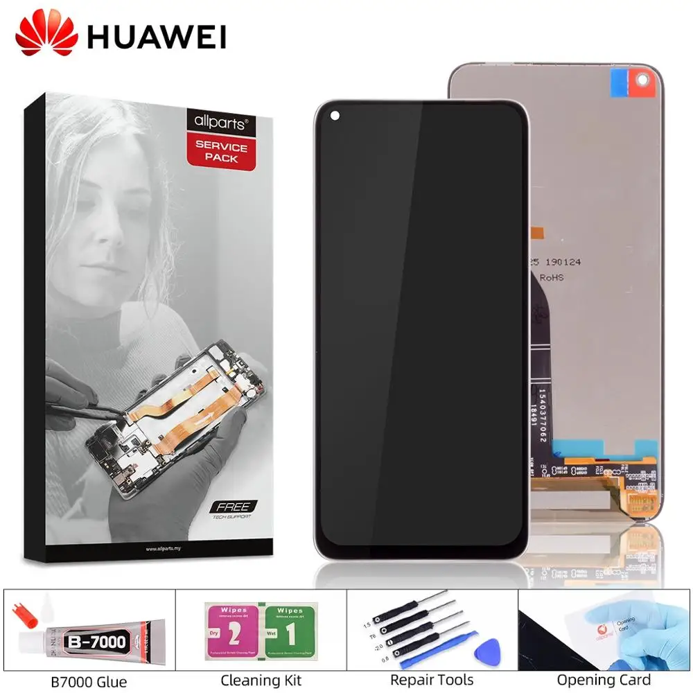 Дисплей для Huawei Honor V20 View 20 PCT-AL10 PCT-L29 LCD в сборе с тачскрином черный