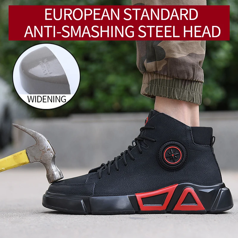 Зимняя Рабочая защитная обувь со стальным носком кевларовые противоскользящие