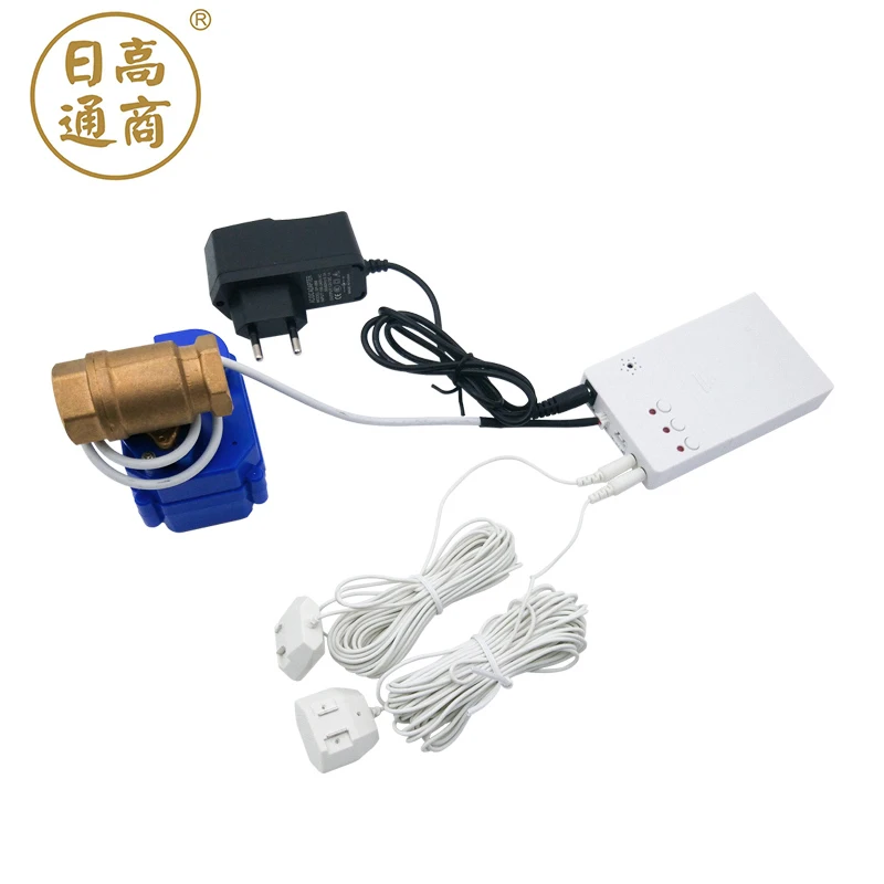 HIDAKA WLD-807 (DN20*1pc) Ball Valve Alarm with Sensor Water Leaking Detector