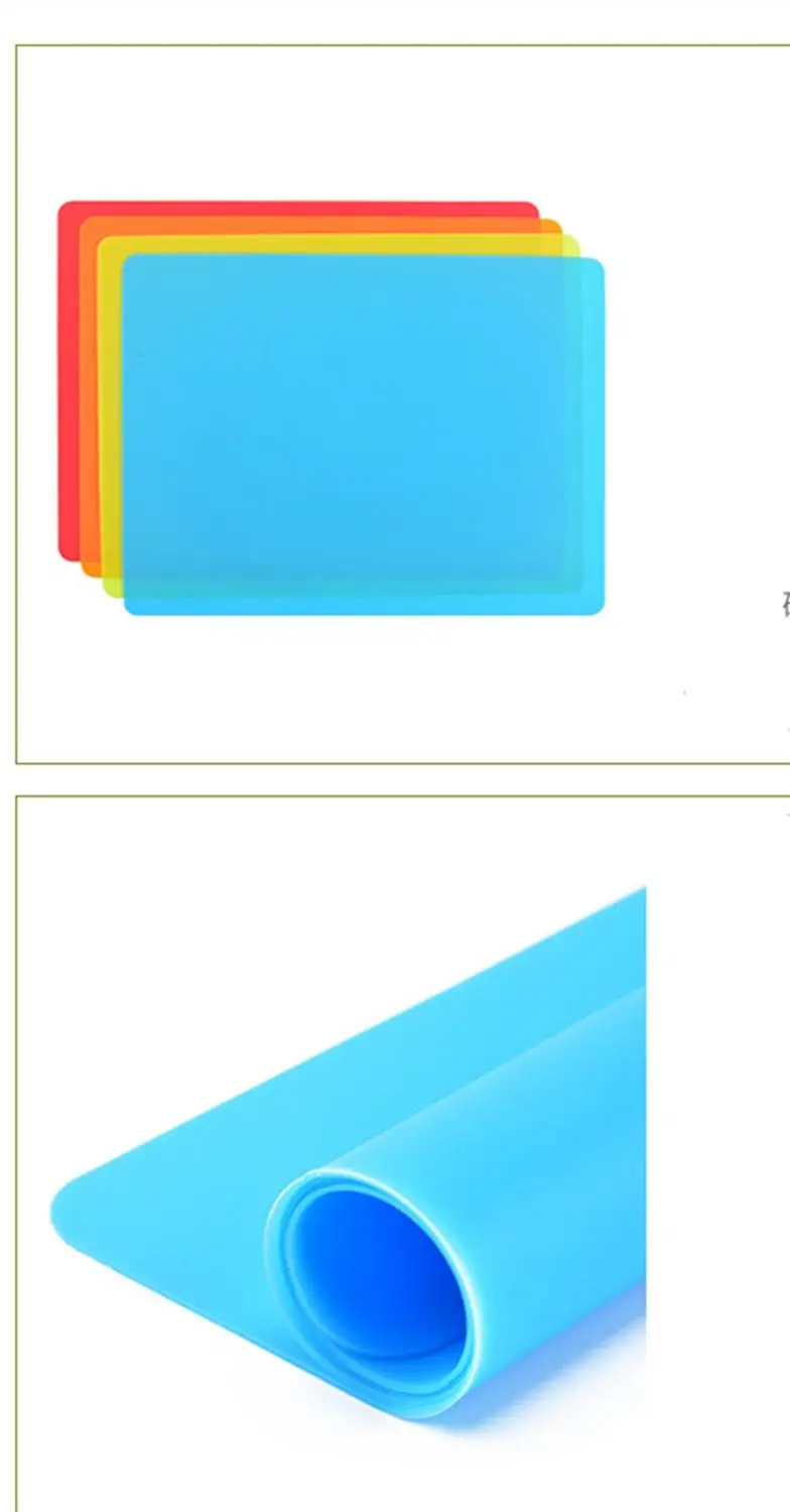 Коврик для замеса теста силиконовый коврик выпечки пиццы Аксессуары | Дом и сад