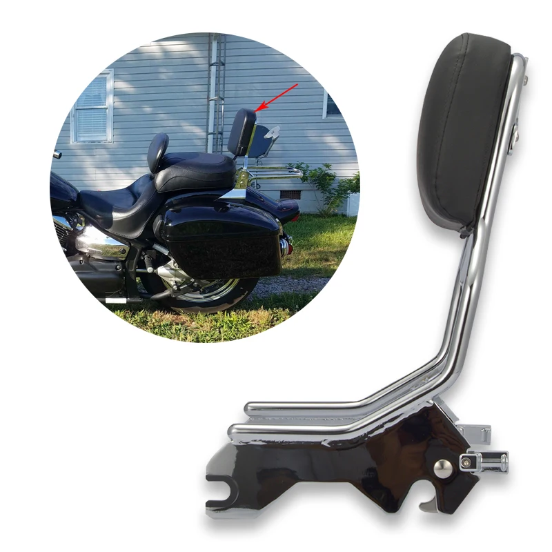 Wsen хромированная Съемная стандартная высота пассажирская спинка для Harley 2018 2021 FLDE