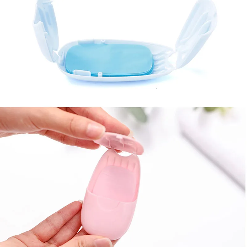 Одноразовое бумажное мыло в коробке 50 шт. портативная коробка для мытья рук