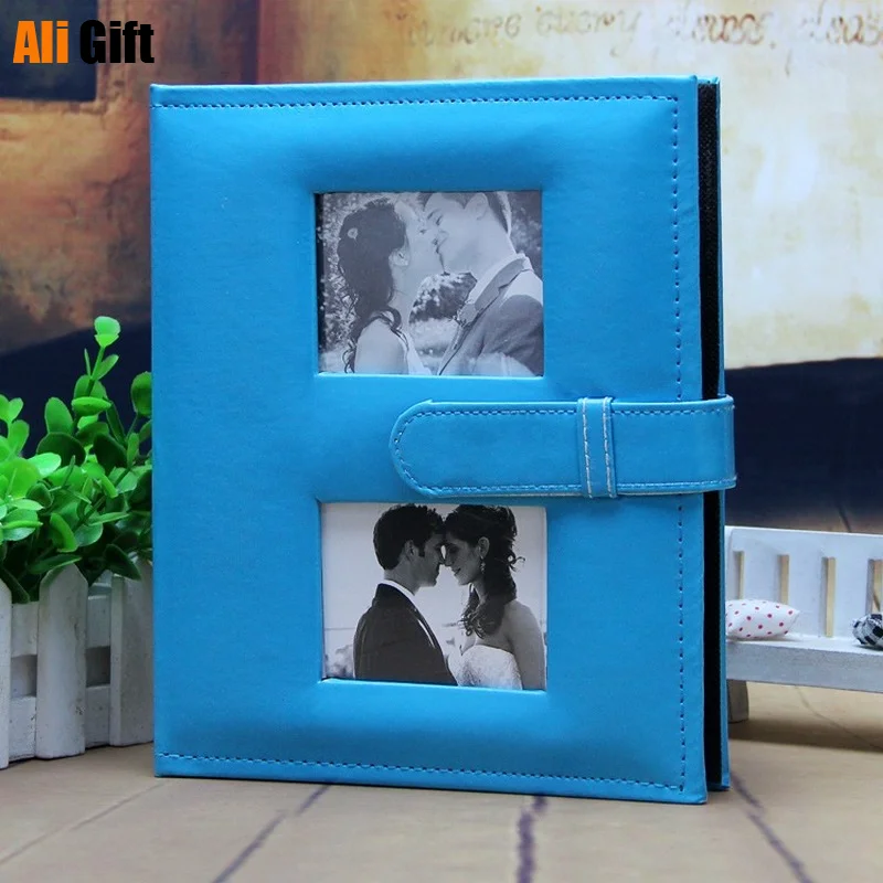 Лидер продаж 6 дюймовый фотоальбом Обложка из искусственной кожи тип листьев 200