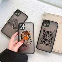 phone cases totem animal tiger hard cover for iphone 11 12 13 mini case for iphone 7 8 6 s plus se 2020 x xr xs max 11 pro max