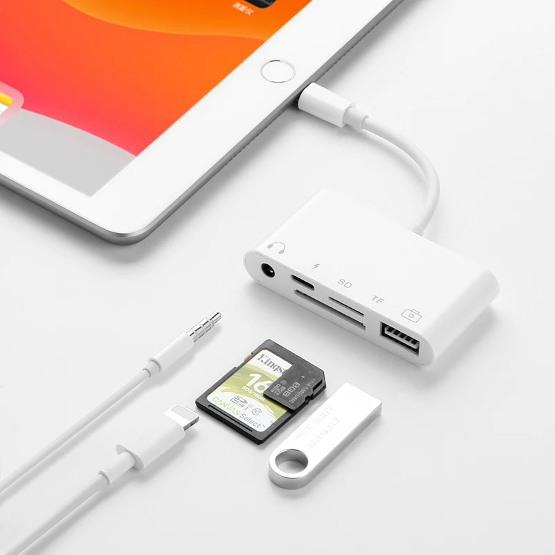Переходник 2 в 1 Lightning/3 5 мм для iPhone iPad ios13 | Мобильные телефоны и аксессуары