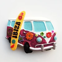 qiqipp ibiza spain creative travel souvenir surfboard float magnet fridge magnet