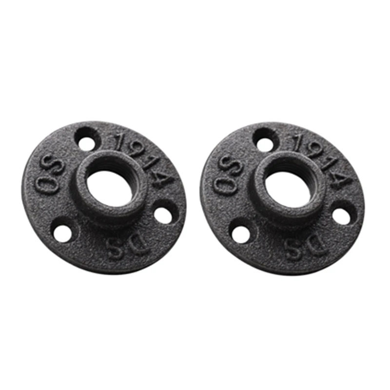 8 шт. фланцевые трубы из ковкого чугуна 1/2 дюйма | Строительство и ремонт