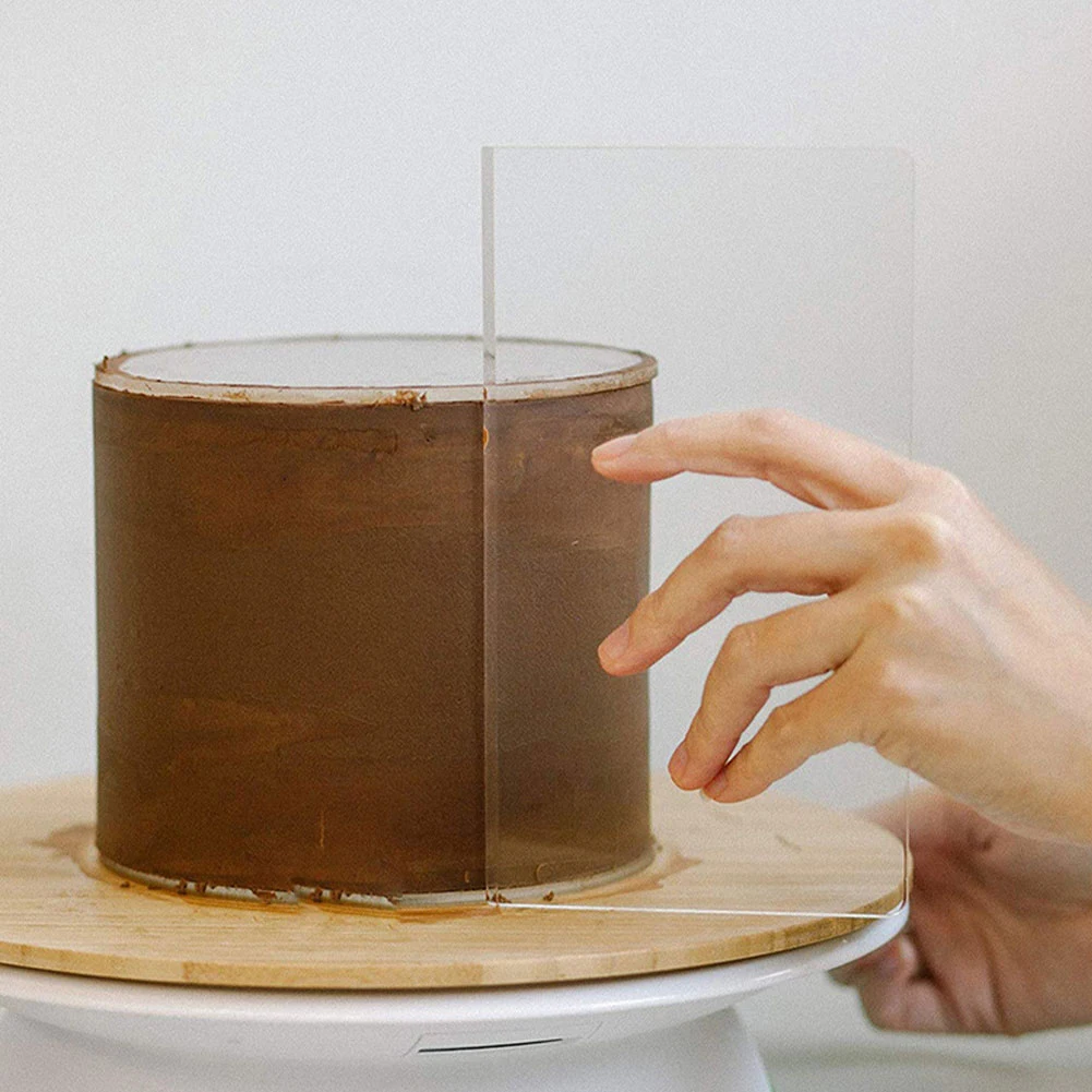 

1 PC Cake Scraper Buttercream Smoothers Acrylic Icing Frosting Pastry Cake Edges Tool 12 Inch For Baking Cake Smoother Scraper