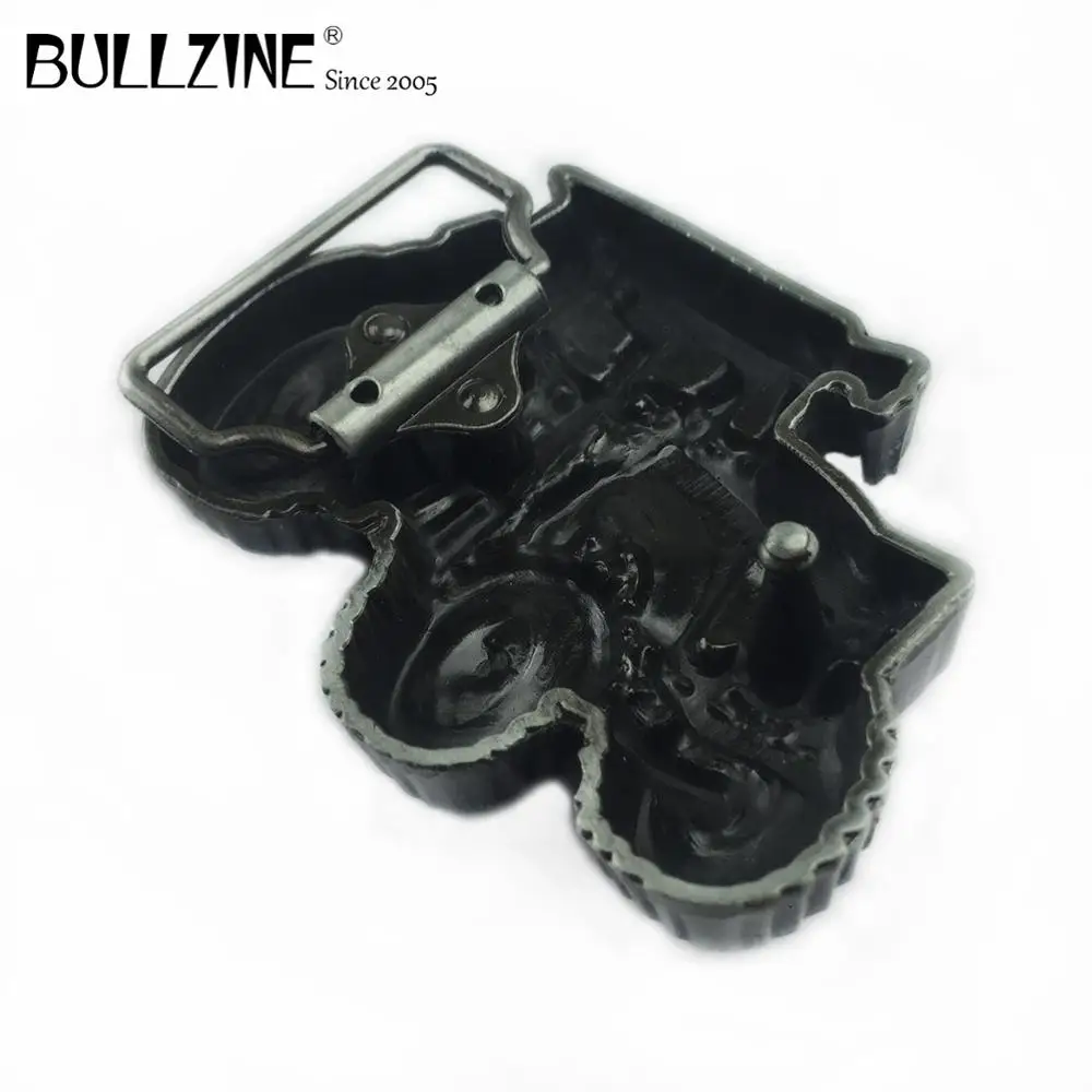 В Bullzine оптовая продажа трактор пряжки ремня с оловянной отделкой FP 03630 для 4 см