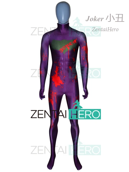 Бесплатная доставка 3D принт Джокер Бэтмен импостер версия костюмы для косплея