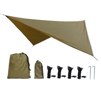 360x290cm waterproof tarp tent shade outdoor camping hammock rain fly uv garden awning canopy sunshade ultralight 5 colors