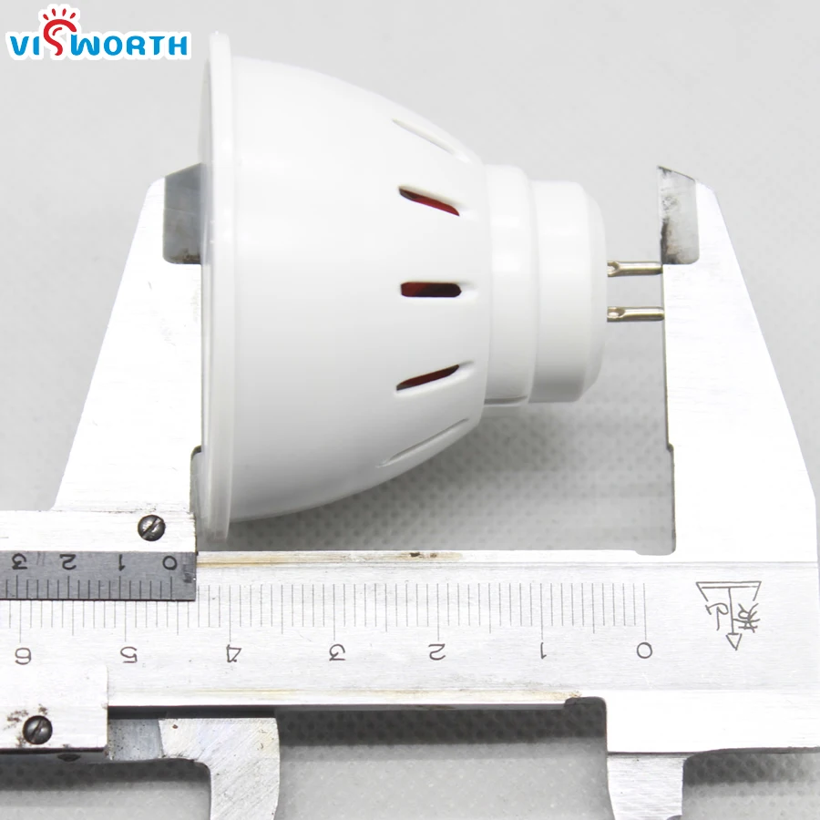 Светодиодный прожектор GU10 G5.3 AC DC 12 В светодиодная лампа SMD2835 3 Вт 5 COB 9 серебристый