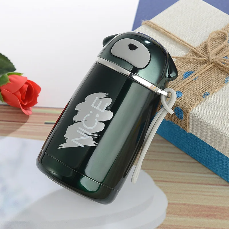 Милая бутылка для воды мультяшная кружка с собакой двухслойная чашка из