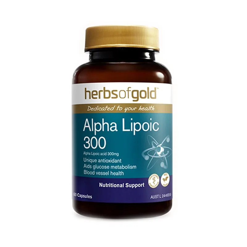 HerbsofGold alpha lipoic 300 60 capsules/bottle free shipping