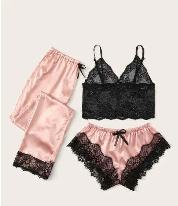 

pyjamas women Sexy Lingerie Sexy Lace Home Pajamas Sexy Suit Sexy Lingerie