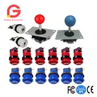 Классическая аркадная игра сделай сам для Mame Cabinet 2x8 Way аркадный джойстик + 14 x аркадная кнопка с микропереключателями