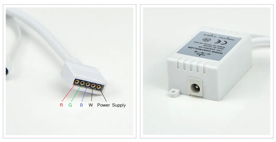 DC 12 V-24 V светодиодный rgb светодиодные полосы света интим RGBW/RGBWW, с поверхностным монтажом, 5050 Светодиодная лента лампа ИК-пульт дистанционного управления 4 Каналы 40-кнопочный 5pin диммер