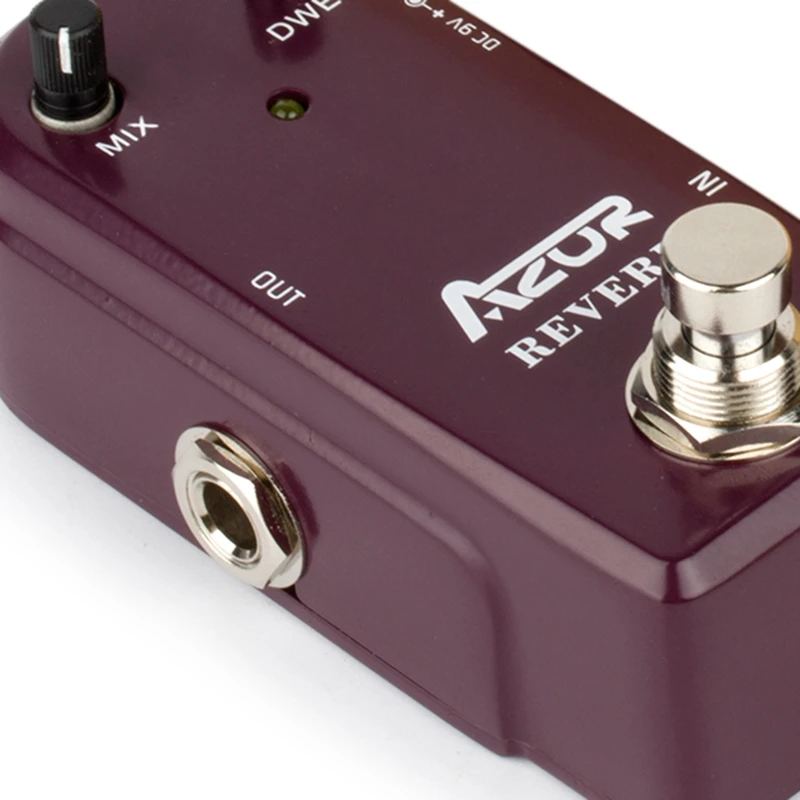 

AZOR AP311 Reverb Mini Guitar Effect Pedal Reverb Mini Guitar Pedal 9V Guitar Parts Accessories Reverb Pedal Effect