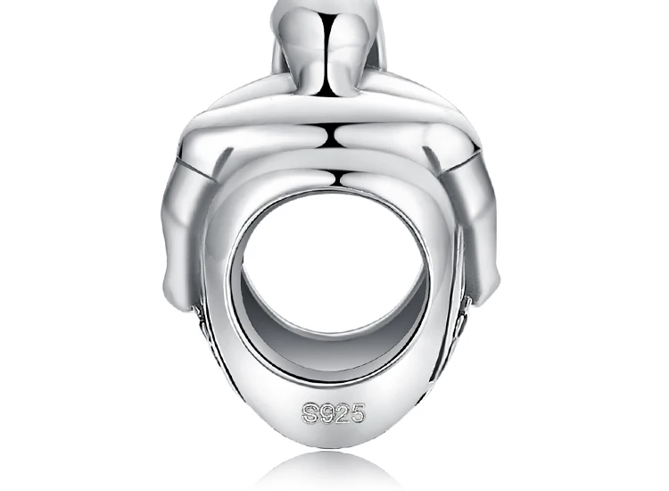 JewelryPalace верной любви Искусственный розовый сапфир 925 пробы серебряные бисерные Подвески Fit Браслеты Мода пара ювелирных изделий