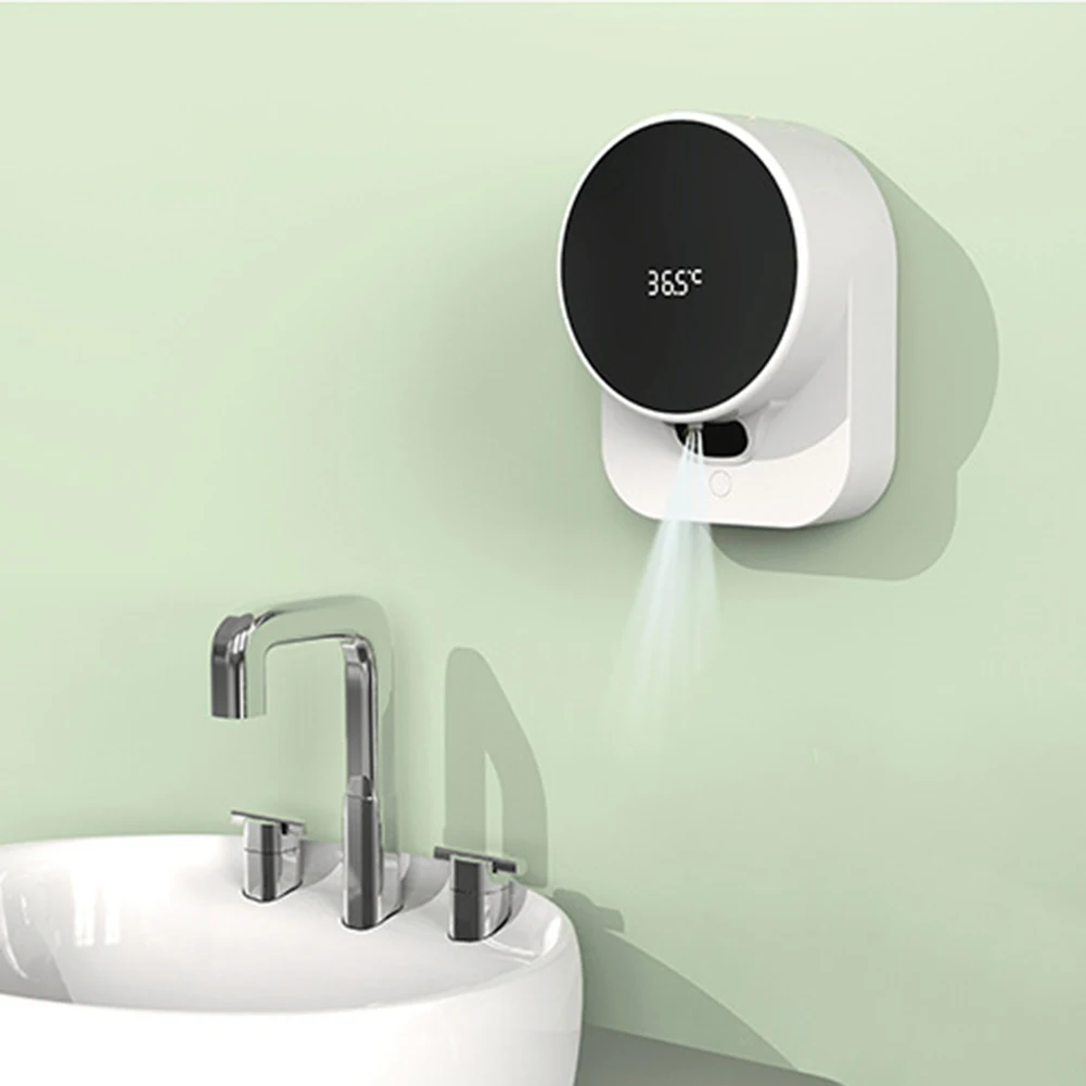 

250ml LED temperature foam gel wall-mounted automatic soap dispenser wash the phone Upgrade version