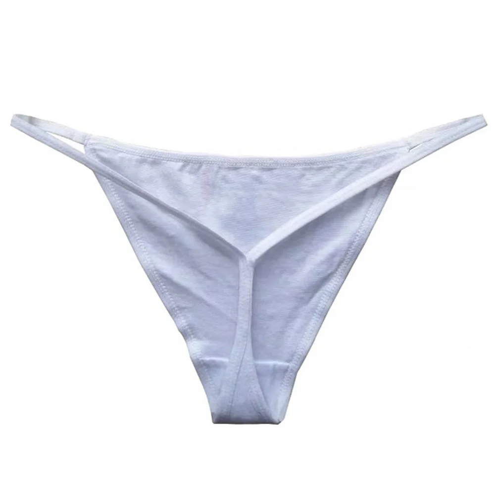 Женские хлопковые стринги с низкой талией бесшовные трусики-стринги 1 шт. |