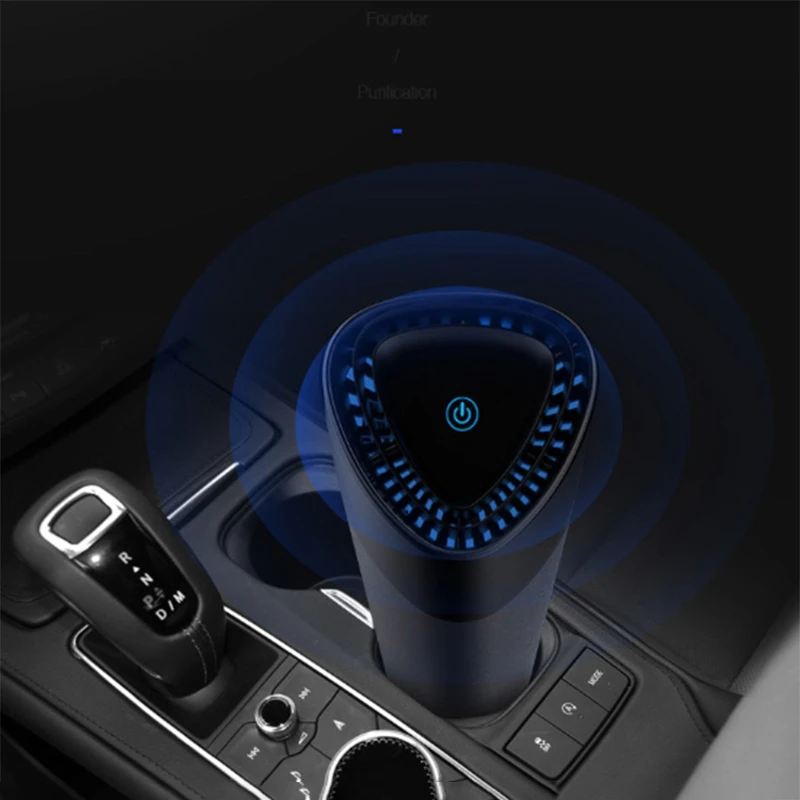 

Автомобильный очиститель воздуха с отрицательным ионным Hepa фильтром свежий Портативный USB дизайн автомобильный ионный очиститель воздуха ...