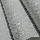 Обои 3D серые настенные Стикеры, не самоклеящиеся обои с вертикальными полосками, домашний декор, для спальни, рулон обоев