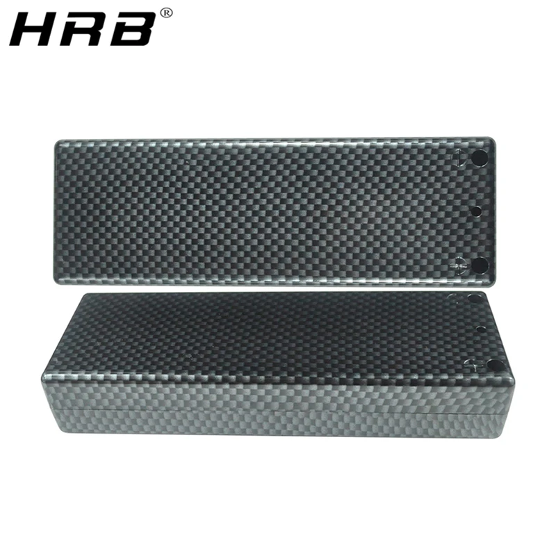 Чехол для аккумулятора 3S 4S углеродное волокно жесткий оранжевый черный - купить