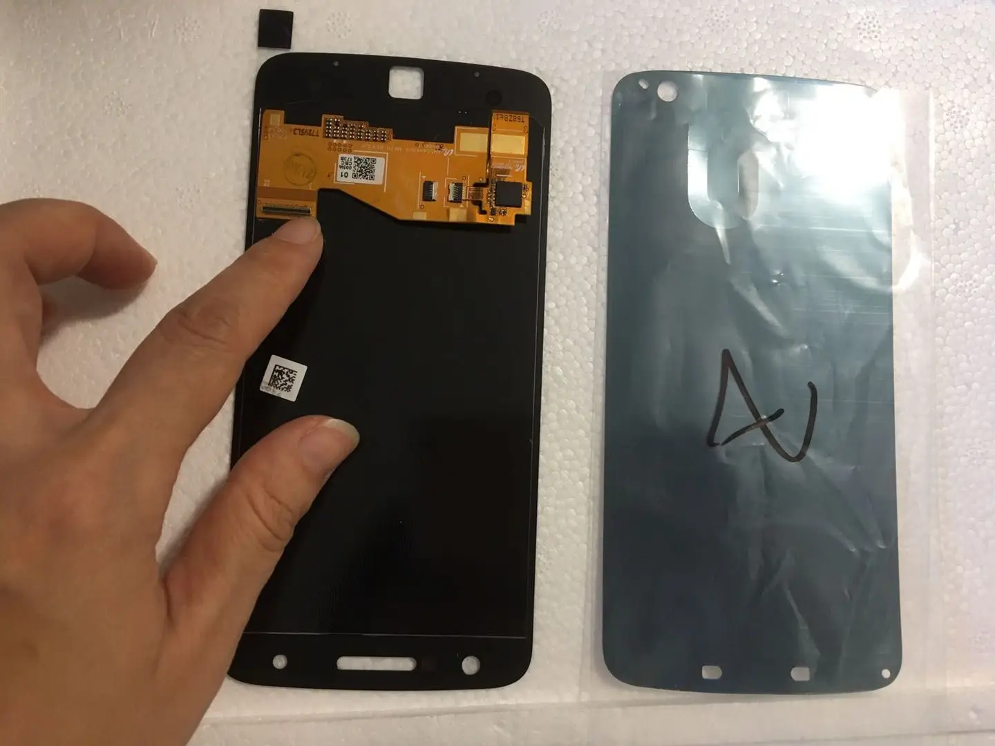 Бесплатная наклейка + Оригинальный ЖК дисплей для Motorola Moto Z Droid XT1650 экран Diplay с