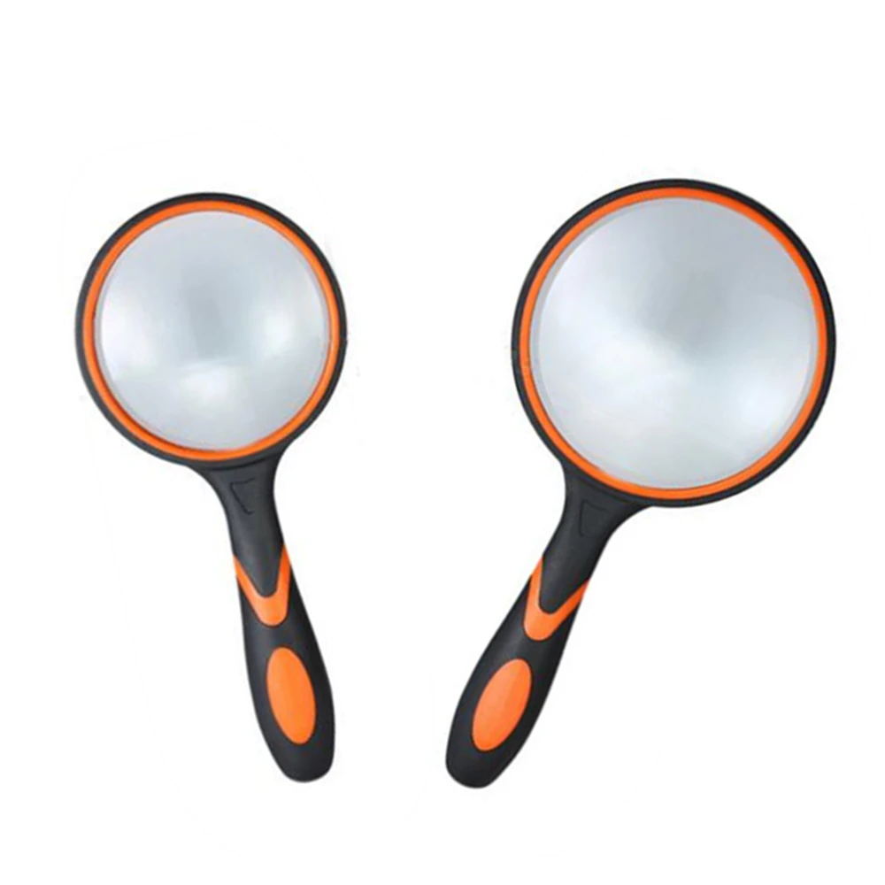 Портативная ручная лупа для ювелирных изделий газет книг чтения очков высокой