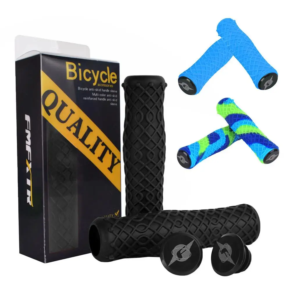 

1Pair Bike Bicycle Grips Motorcycle MTB Mountain Racing Silicone Bicycling Handle Bar Grip Covers For Bike Handlebar Accessories
