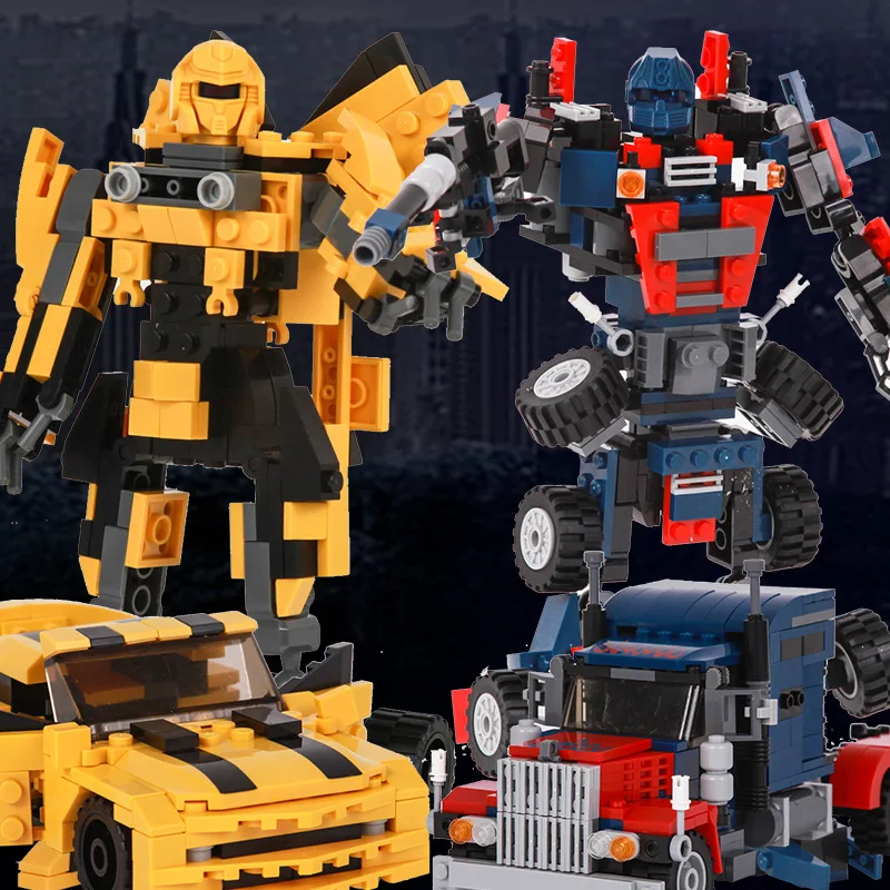 Модель автомобиля игрушка трансформер пластиковый робот экшн фигурки игрушки