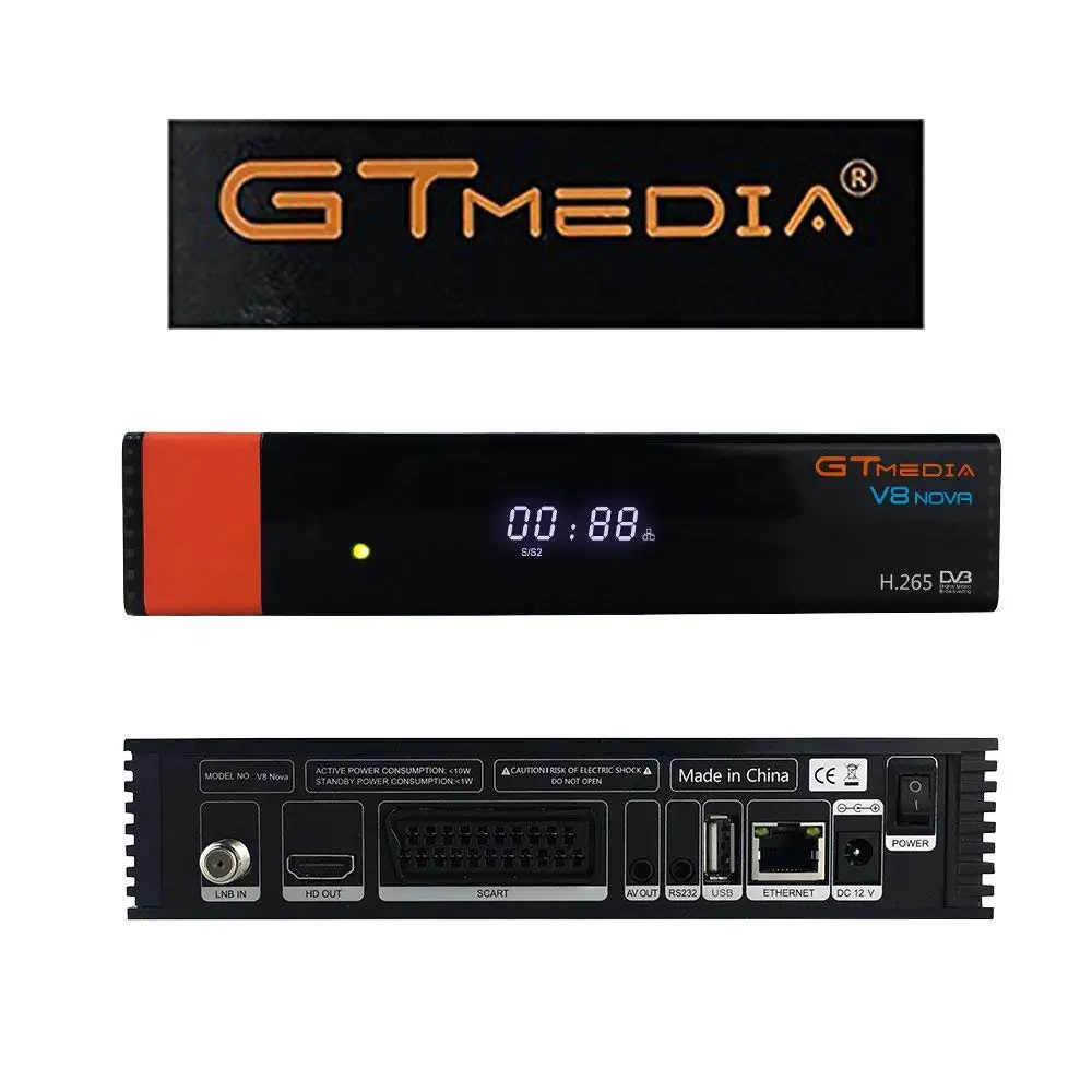 GTMedia V8 NOVA 1080P DVB-S2 спутниковый ресивер 1 год Европа Cccam 5 линия же Freesat V9 Супер Обновление от Freesat V8 супер