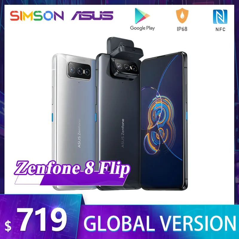 

ASUS Zenfone 8 смартфон с 5,5-дюймовым дисплеем, процессором Snapdragon 888, ОЗУ 8 Гб, ПЗУ 128/256 ГБ, 6,67 мАч