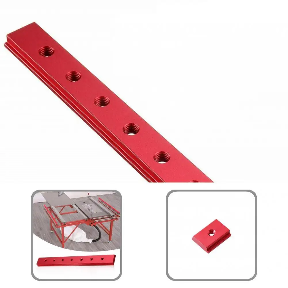 

Sturdy Construction Woodworking M6/M8 Aluminum Alloy Miter Track Slider Bar for Woodworking
