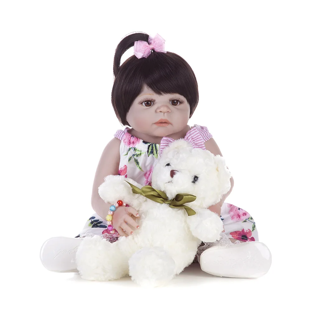 Pickwoo bebes кукла реборн 48 см куклы для маленьких девочек Мягкие силиконовые Boneca reborn