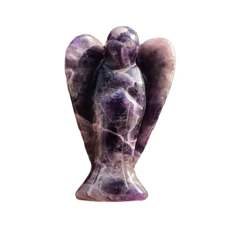 

1 шт., статуэтка ангела, резьба по камню, натуральный драгоценный камень, искусственный кристалл, украшение для дома