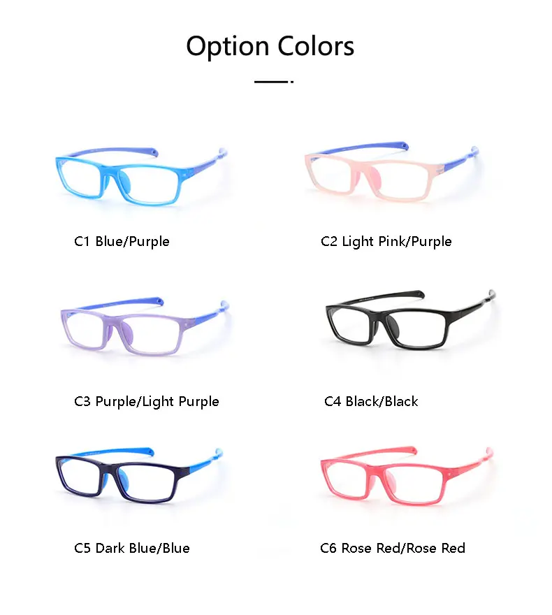 Очки детские спортивные с защитой от сисветильник гибкие оптические приборы