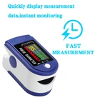 Пульсоксиметр Пальчиковый портативный с светодиодный дисплеем, измеритель пульса и уровня кислорода в крови, Spo2 PR, медицинское оборудование