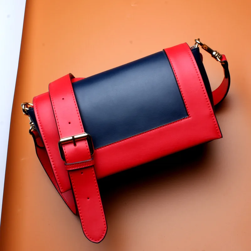 

Fashion Genuine Leather Women Bag Luxury Handbags VL PINK AND GRAY Small Messenger Shoulder Bag Panelled Crossbody Bags