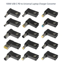 ​100W USB Type C Fast Charging Adapter Plug Connector Universal USB C Laptop Charger Converter for Dell Asus Hp Acer Lenovo
