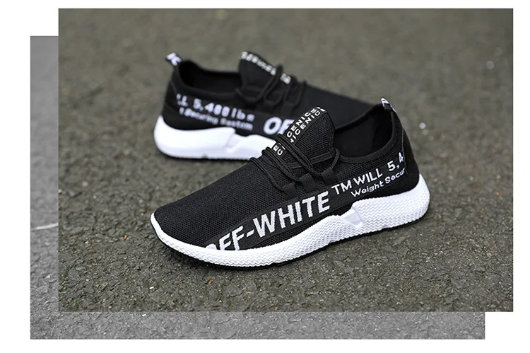 Autumn New Style Men Shoes Fashion Casual Mesh Shoes Stylish Rubber Shoes Sneakers Low Top Breathable Korean-style Running